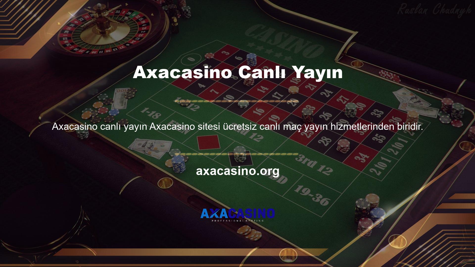 Axacasino Platformunda Axacasino etkinliklerine katılabilirsiniz